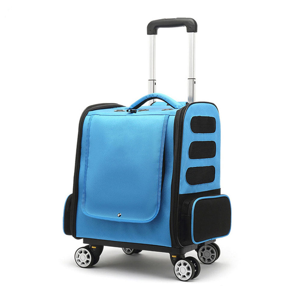 Nimble Pet Carrier Backpack - Wheeled Airline-Approved Blue / Standard (up to 20 lbs) Nimble Pet Carrier Backpack - Wheeled Airline-Approved Blue / Standard (up to 20 lbs)