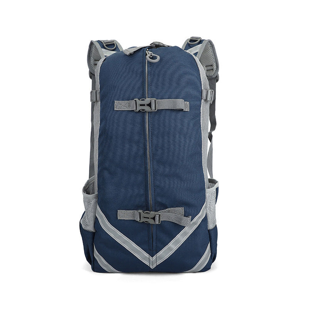Blue Piggyback-Pack Pro™ - Pet Backpack Carrier on a white background. 