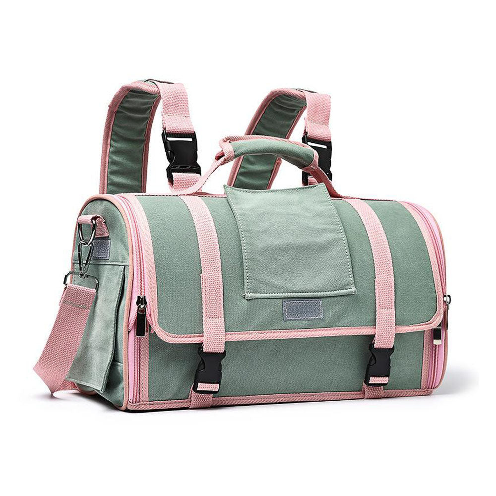Gray Paw Satchel™ - Pet Handbag Carriers on a white background.