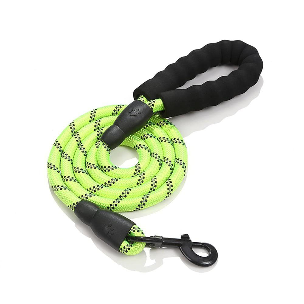Green Easy Grip™ - Ergonomic Dog Leash on a white background. 