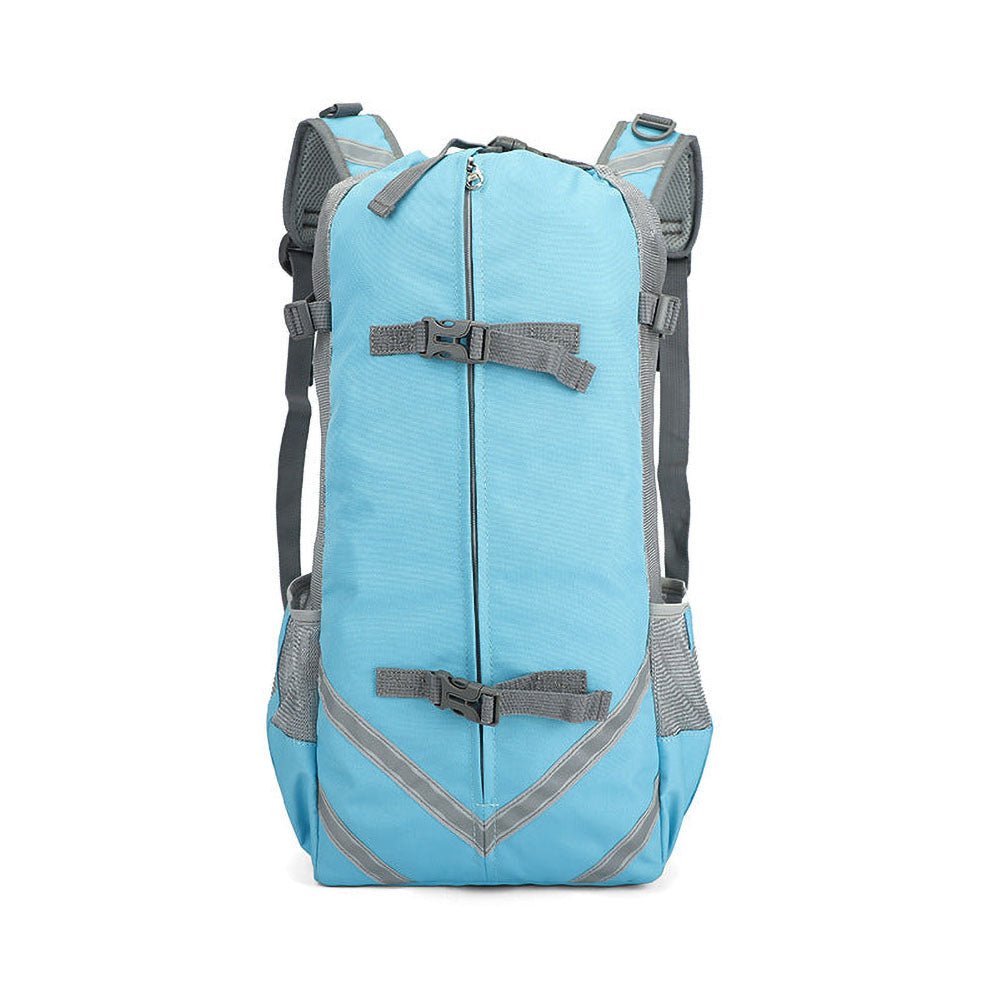 Sky Blue Piggyback-Pack Pro™ - Pet Backpack Carrier on a white background.