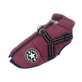 Purple DogSki Sport™ - Waterproof Jacket Harness on a white background.