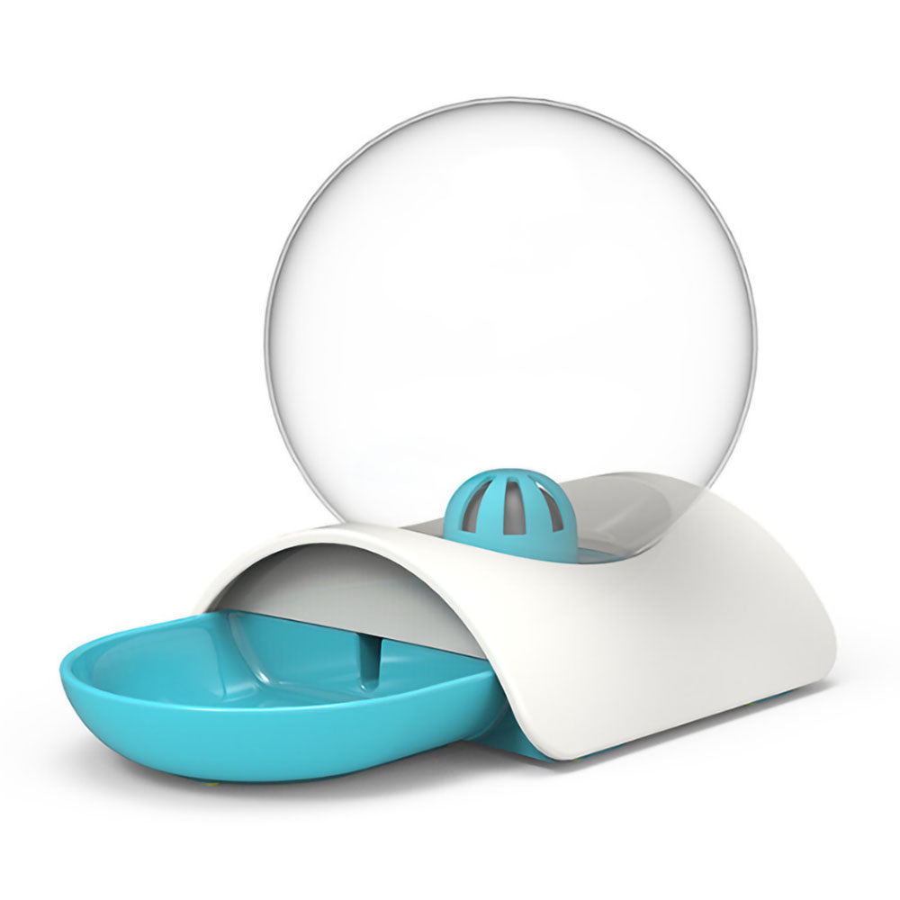 Teal Pawbasin At Home™ - Pet Water Dispenser on a white background.