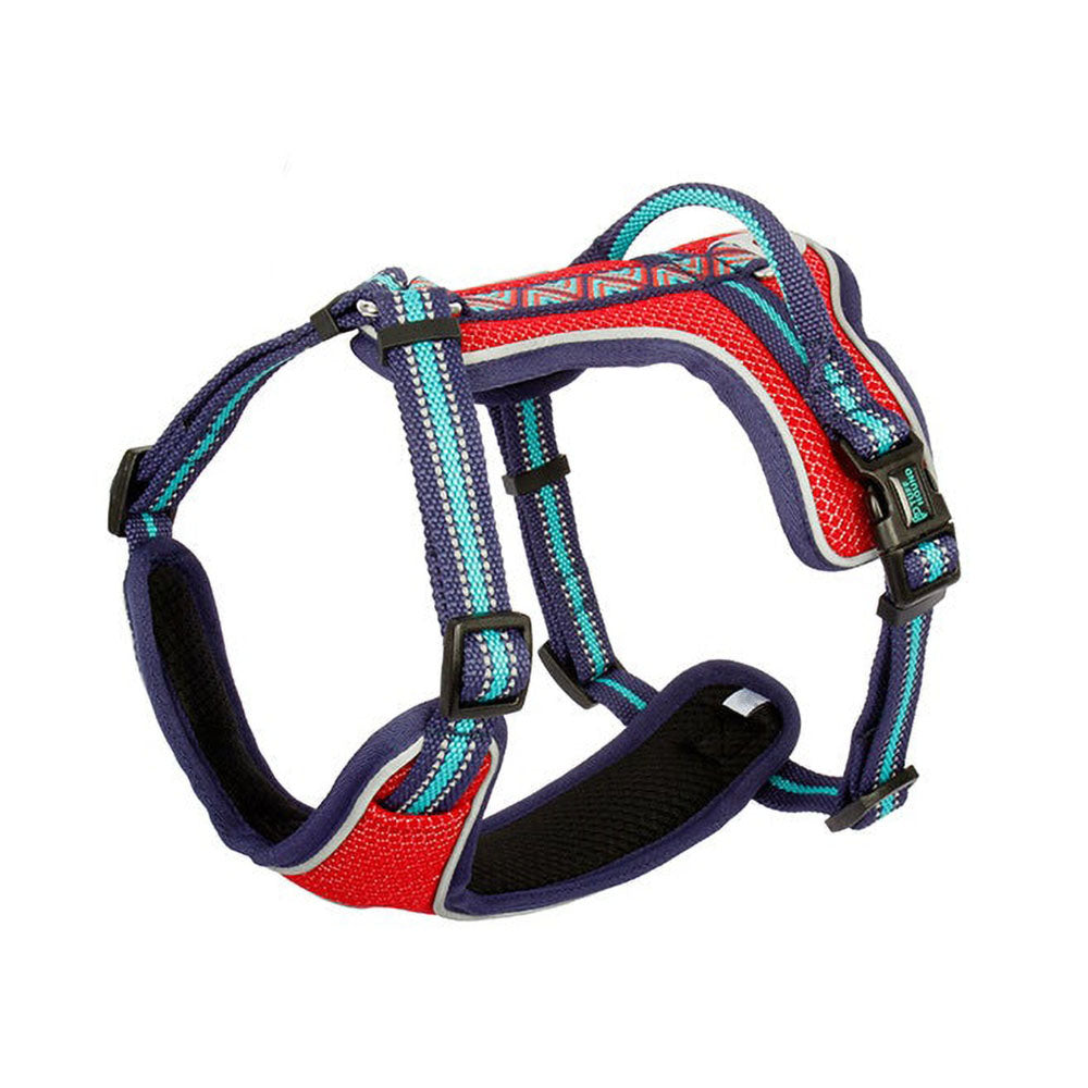 Red TuffHound Prime™ - Dog Harness on a white background.