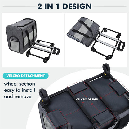 Paws & Wheels Pet Travel Carrier