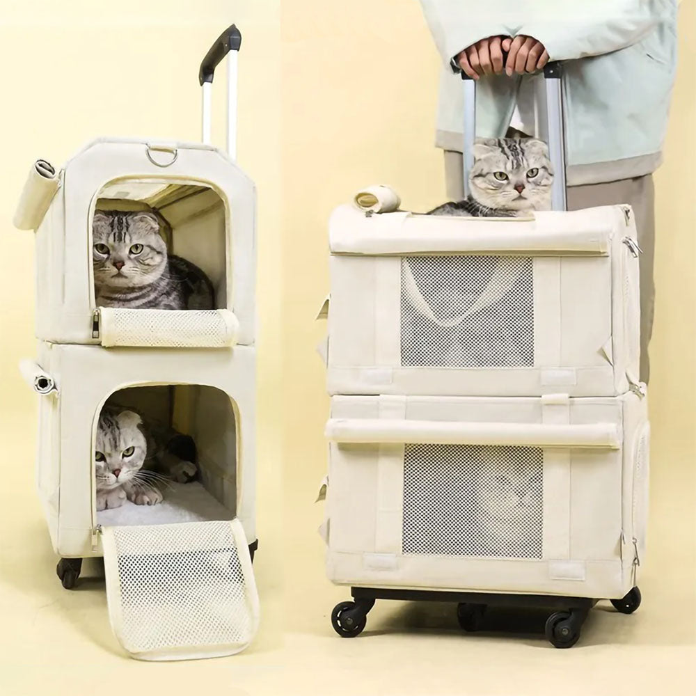 Aurelia Duo - Airline Approved Wheeled Pet Travel Carrier – Depawtment