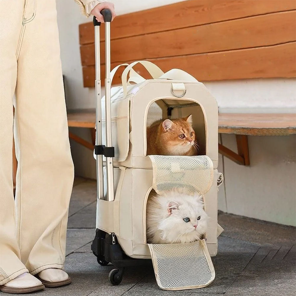 Aurelia Duo - Airline Approved Wheeled Pet Travel Carrier – Depawtment