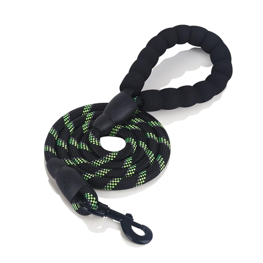 Blackgreen Easy Grip™ - Ergonomic Dog Leash on a white background. 