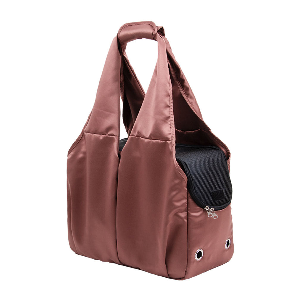 Velvet Snug - Pet Tote Bag Winter Carrier