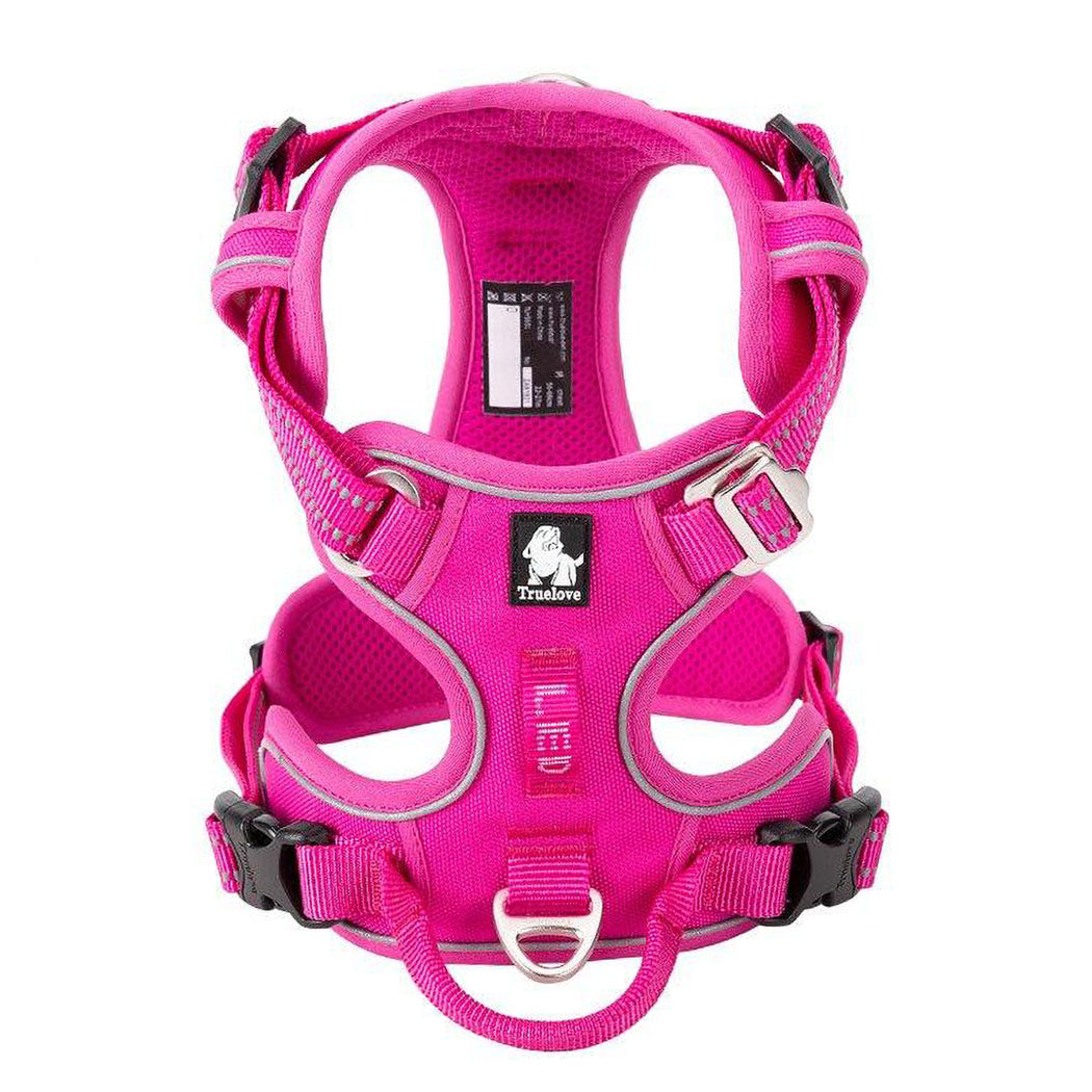 Pink Truelove Pro™ - Dog Harness top view on a white background.