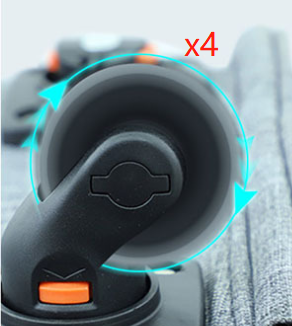 Replacement Wheels For Chelsea Roller™ - Pet Travel Carrier