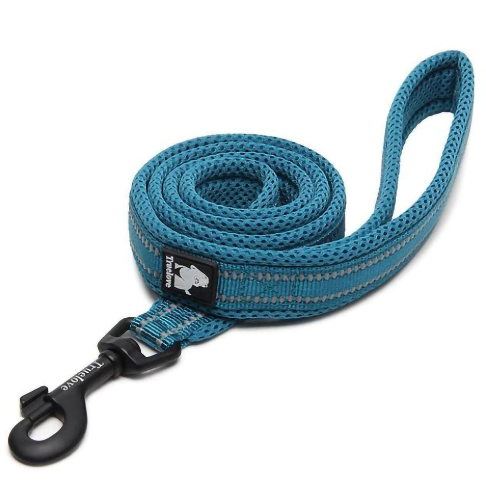 Blue Truelove Heavy Duty™ - Reflective Dog Leash on a white background.