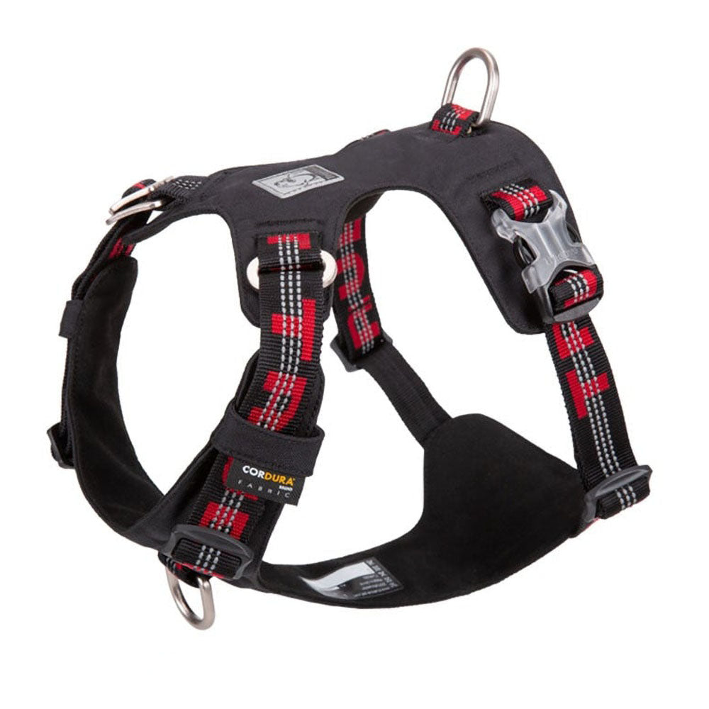 Black Truelove Recon™ - Dog Harness on a white background. 