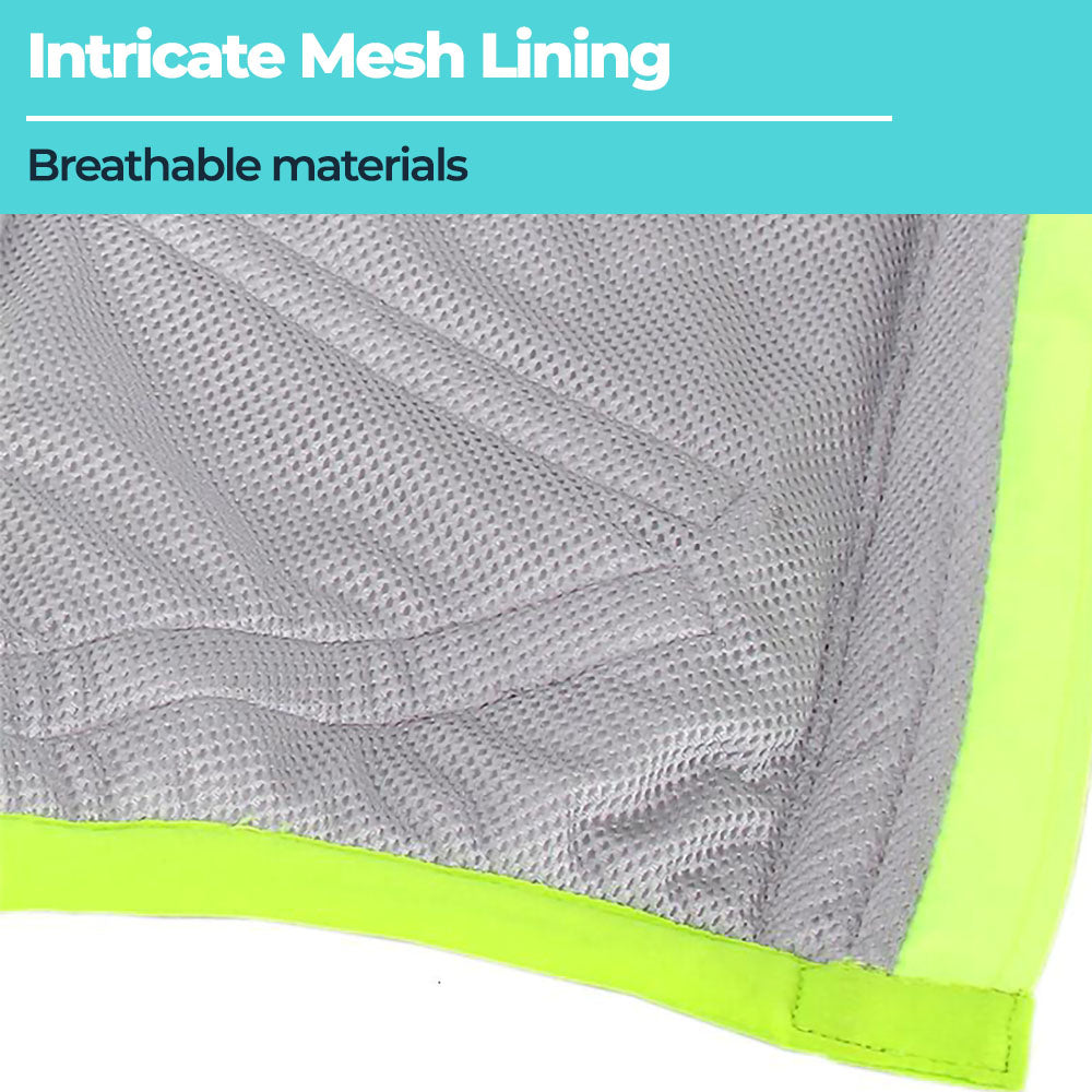 Close up of the mesh lining for the Lime Truelove Frost™ - Dog Cooling Vest.