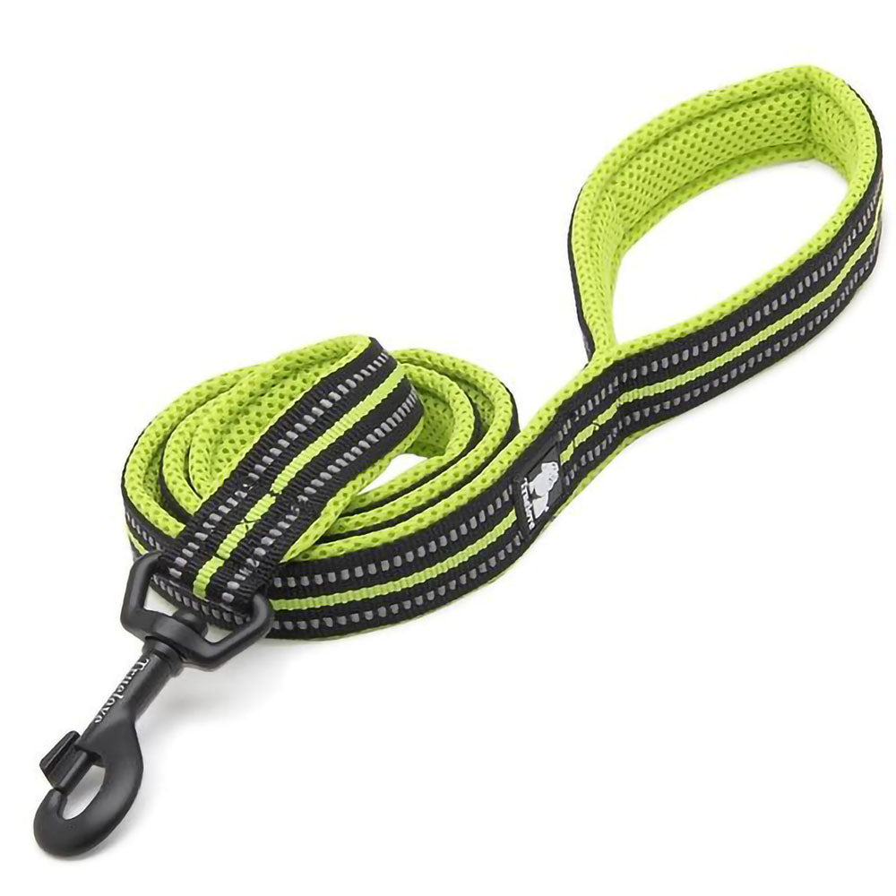 Green Truelove Heavy Duty™ - Reflective Dog Leash on a white background.